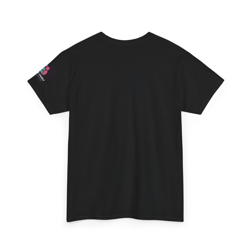 We Show Up Tee | Retro Rainbow Text Pride T-shirt