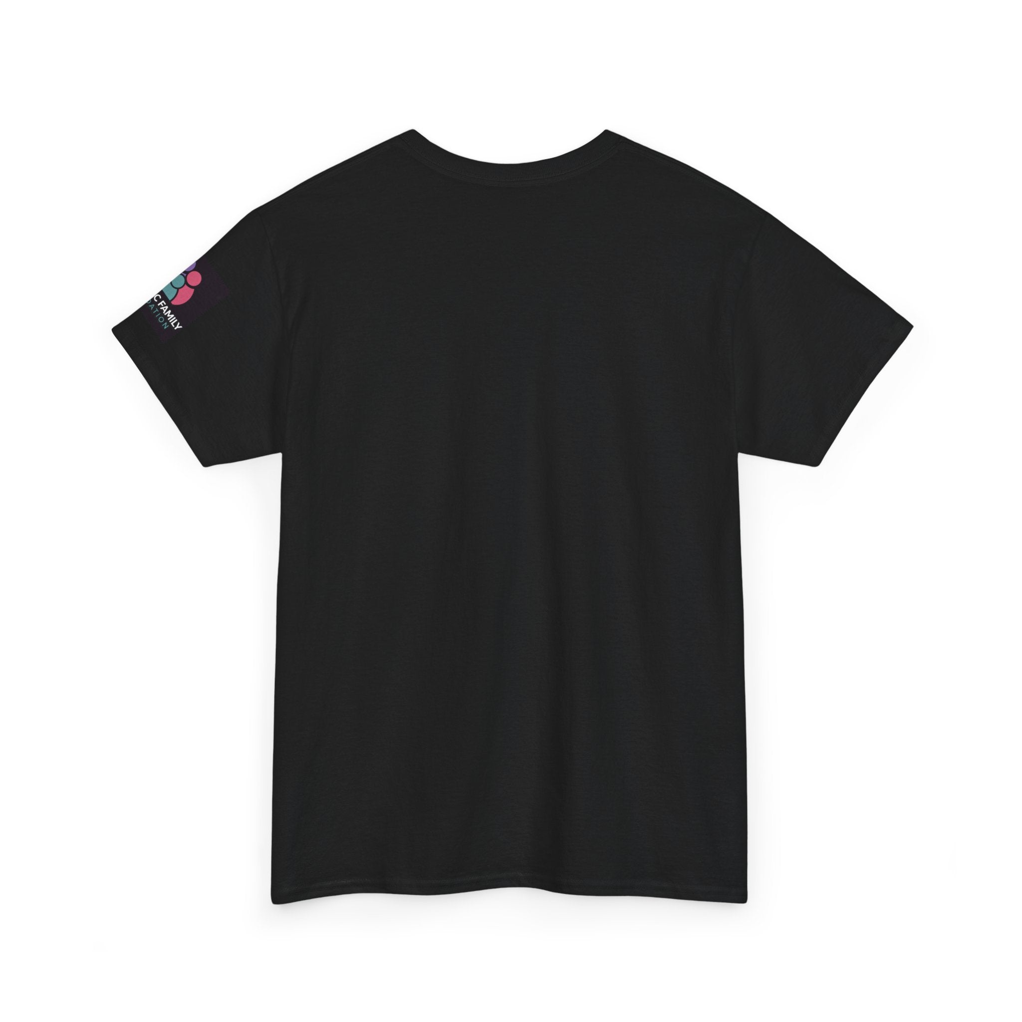 We Show Up Tee | Retro Rainbow Text Pride T-shirt