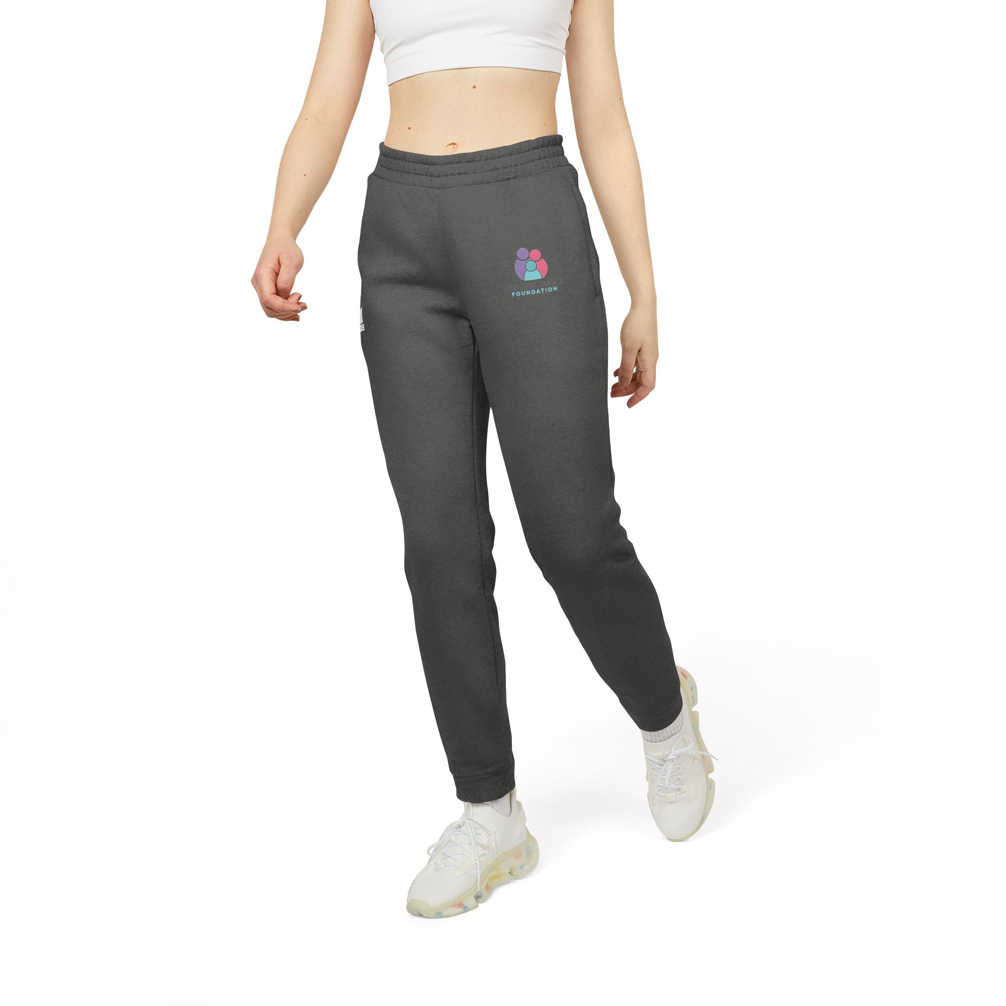 Embroidered Crest Fleece Joggers — Cozy Athletic Sweatpants