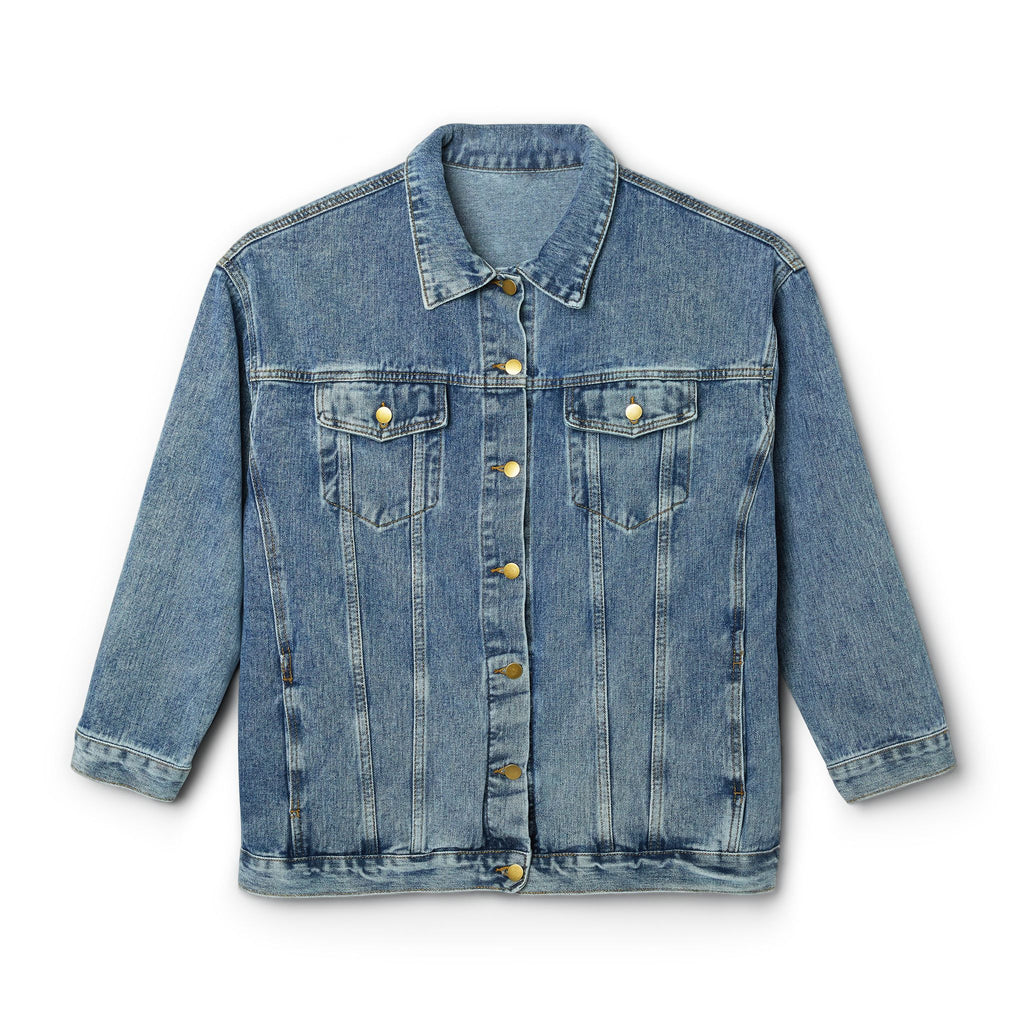 Women’s Denim Jacket — "Compassion Is Not Optional"