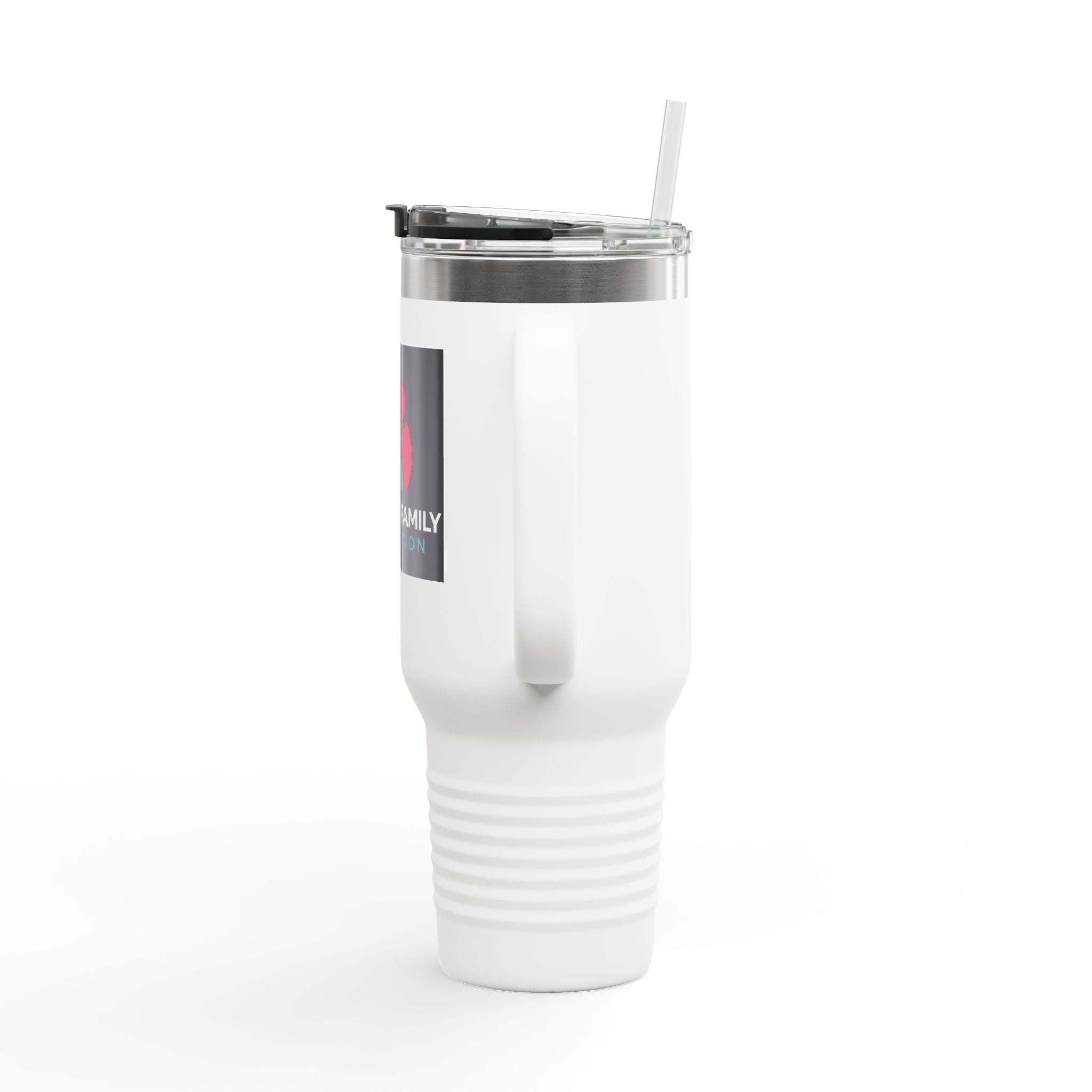 Hispanic Family Foundation logo Travel Mug | 40oz Insulated Tumbler