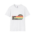 Love In Action retro stripes T-Shirt | Vintage Rainbow Peace Tee