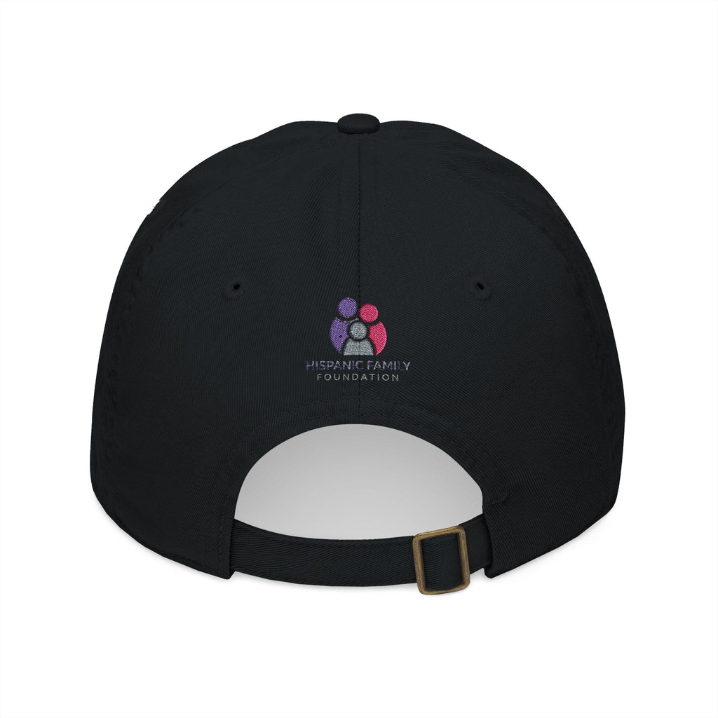 “We Show Up” Embroidered Organic Cotton Hat