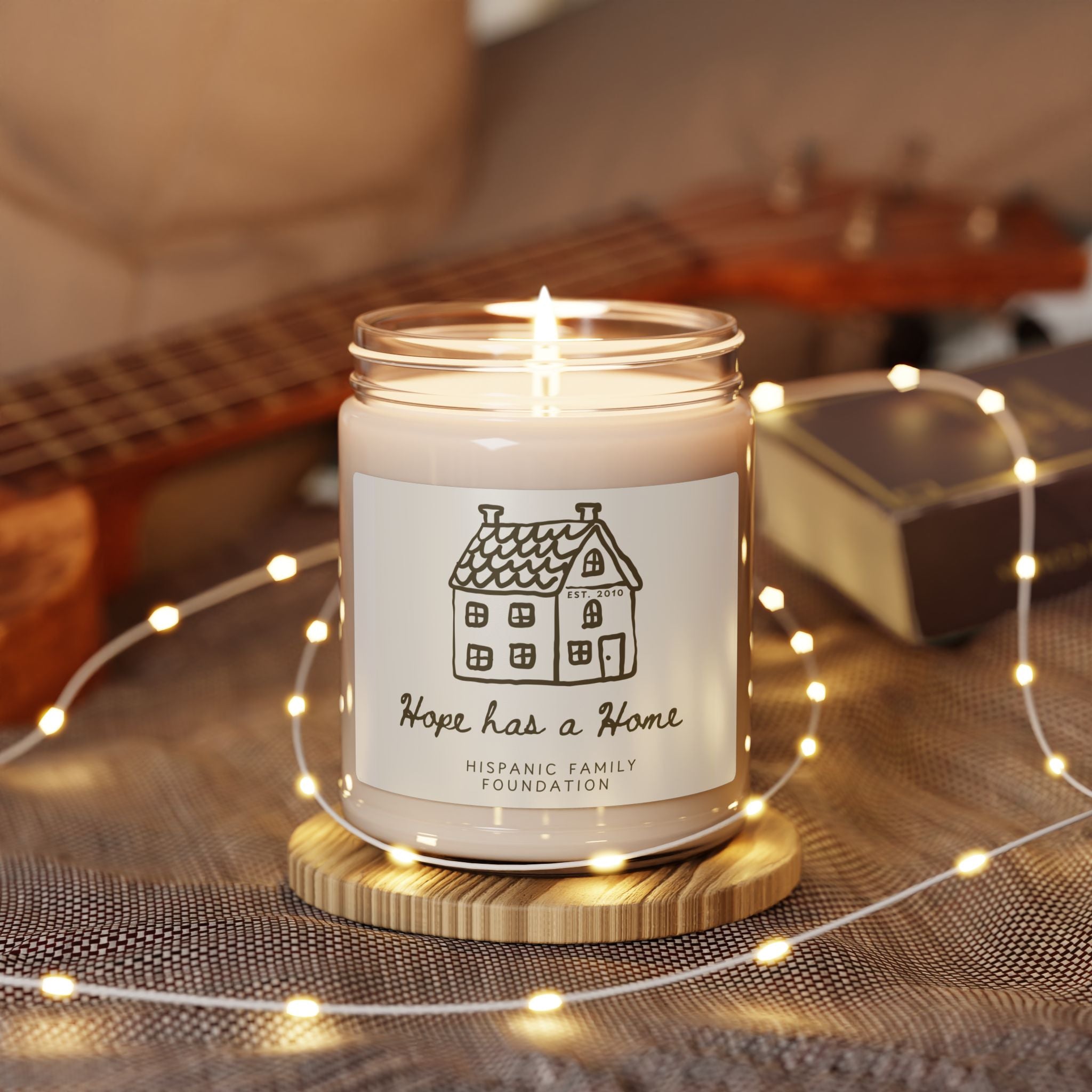 Soy Candle — 'Hope Has a Home' Fundraiser Scented Candle, 9oz